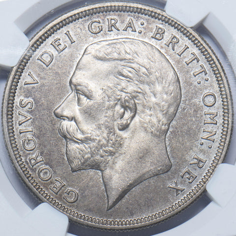 1932 Wreath Crown (NGC MS 64) - George V British Silver Coin - Superb