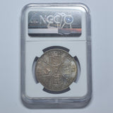 1887 Double Florin (NGC MS 64) - Victoria British Silver Coin - Superb