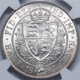 1897 Halfcrown (NGC MS 64) - Victoria British Silver Coin - Superb