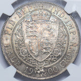 1900 Halfcrown (NGC MS 64) - Victoria British Silver Coin - Superb