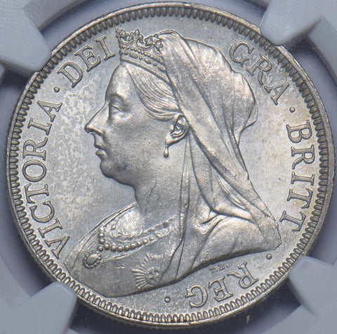 1900 Halfcrown (NGC MS 63) - Victoria British Silver Coin - Superb