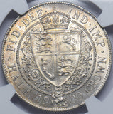 1900 Halfcrown (NGC MS 63) - Victoria British Silver Coin - Superb