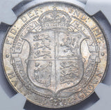1902 Halfcrown (NGC MS 62) - Edward VII British Silver Coin - Superb
