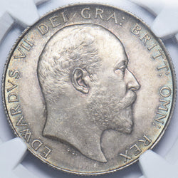 1902 Halfcrown (NGC MS 64) - Edward VII British Silver Coin - Superb