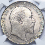 1902 Halfcrown (NGC MS 64) - Edward VII British Silver Coin - Superb