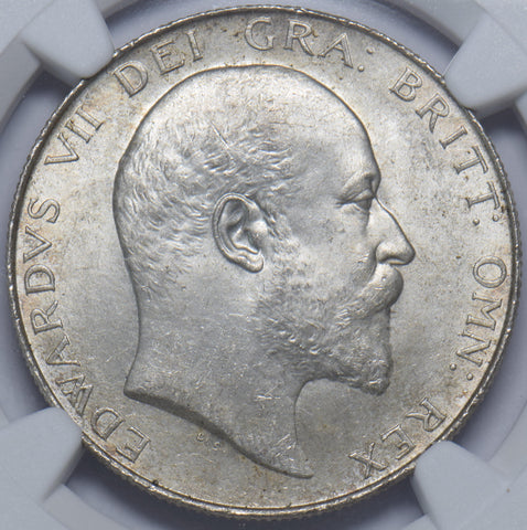 1910 Halfcrown (NGC MS 63+) - Edward VII British Silver Coin - Superb
