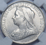 1901 Florin (NGC MS 61) - Victoria British Silver Coin - Superb