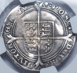 1551-3 Sixpence (NGC XF Details Bent) - Edward VI British Silver Hammered Coin - Nice