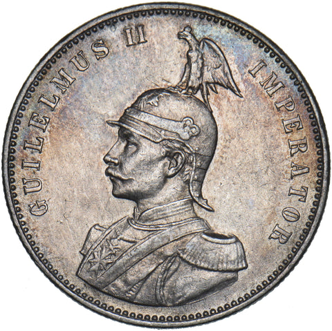 1905 German East Africa 1 Rupie - Wilhelm II Silver Coin - Very Nice