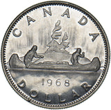 1968 Canada Dollar - Elizabeth II Silver Coin - Superb