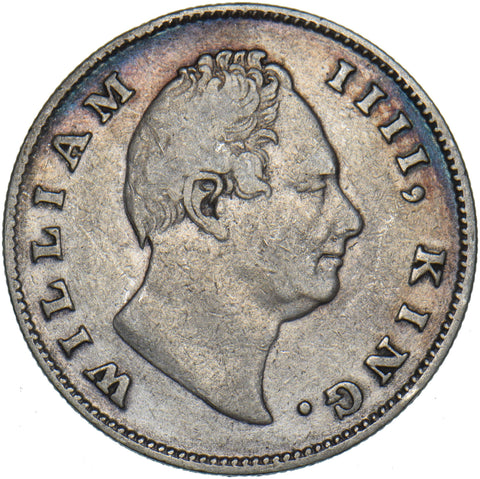 1835 East India Company 1 Rupee - William IV Silver Coin - Nice