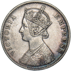 1901 India 1 Rupee - Victoria Silver Coin - Nice