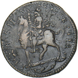1690 Ireland Gunmoney Crown - James II Copper/Brass Coin - Nice