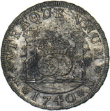 1740 Mexico 4 Reales - Philip V Silver Coin