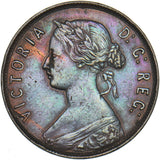 1872 Canada Newfoundland 1 Cent - Victoria Bronze Coin - Nice