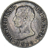 1810 Spain 4 Reales - Joseph Napoleon Silver Coin - Nice