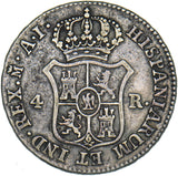 1810 Spain 4 Reales - Joseph Napoleon Silver Coin - Nice