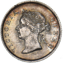 1891 British Guiana Fourpence - Victoria Silver Coin - Superb