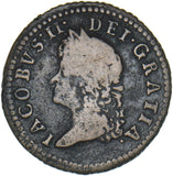 1690 (May) Ireland Gunmoney Shilling - James II Copper/Brass Coin