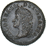 1690 (May) Ireland Gunmoney Shilling - James II Copper/Brass Coin - Very Nice