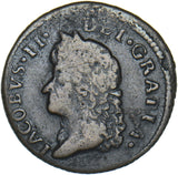1690 (May) Ireland Gunmoney Shilling - James II Copper/Brass Coin