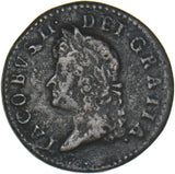 1690 (May) Ireland Gunmoney Shilling - James II Copper/Brass Coin