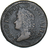 1690 (May) Ireland Gunmoney Shilling - James II Copper/Brass Coin