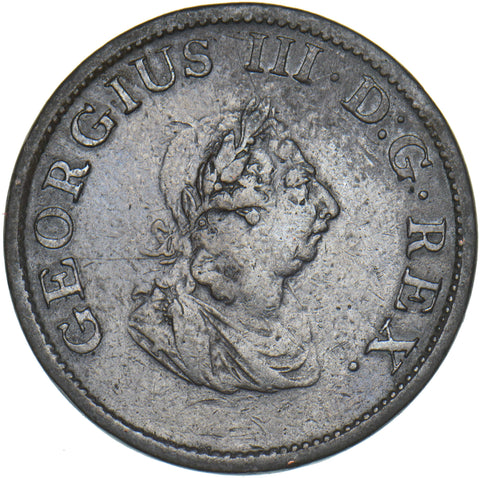 1805 Ireland Halfpenny - George III Copper Coin