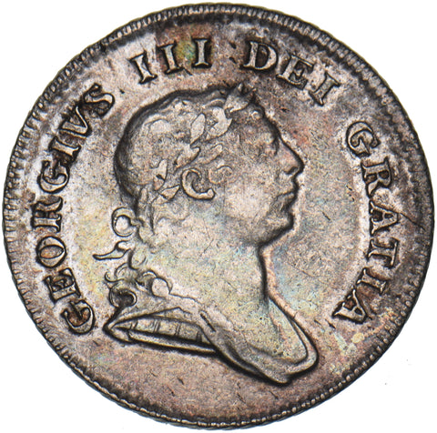 1805 5 Pence Bank Token - George III Silver Coin - Nice