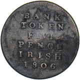 1806 5 Pence Bank Token - George III Silver Coin