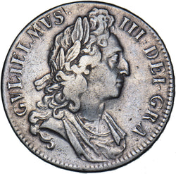 1695 Crown - William III British Silver Coin - Nice