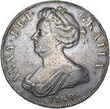 1703 Vigo Crown - Anne British Silver Coin - Nice