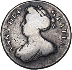 1706 Crown - Anne British Silver Coin