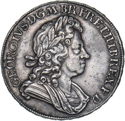 1716 Crown - George I British Silver Coin - Very Nice