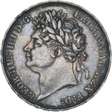 1822 Tertio Crown - George IV British Silver Coin - Nice