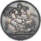 1822 Tertio Crown - George IV British Silver Coin - Nice