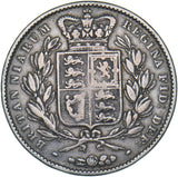 1845 Crown - Victoria British Silver Coin - Nice