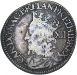 1637-42 Scotland 12 Shillings - Charles I Silver Coin - Nice