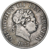 1817 Halfcrown - George III British Silver Coin