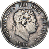 1817 Halfcrown - George III British Silver Coin
