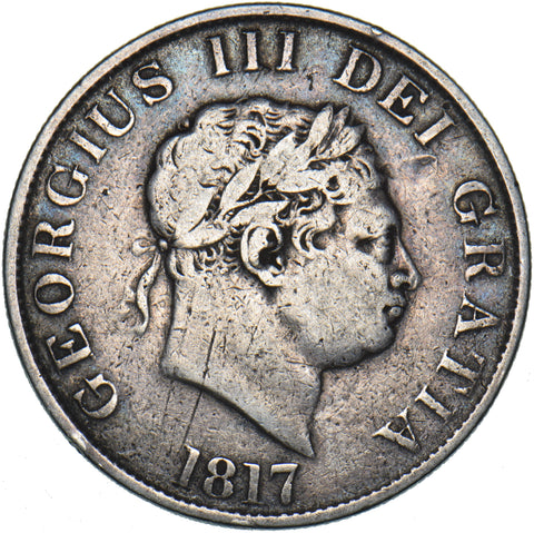 1817 Halfcrown - George III British Silver Coin