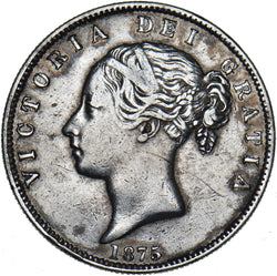 1875 Halfcrown - Victoria British Silver Coin