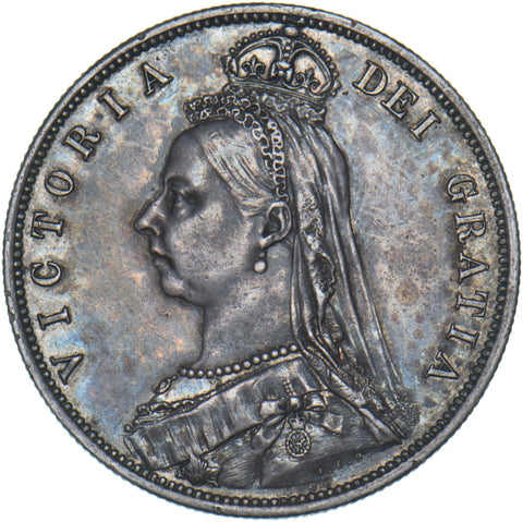 1887 Halfcrown - Victoria British Silver Coin - Very Nice