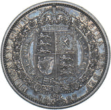 1887 Halfcrown - Victoria British Silver Coin - Very Nice