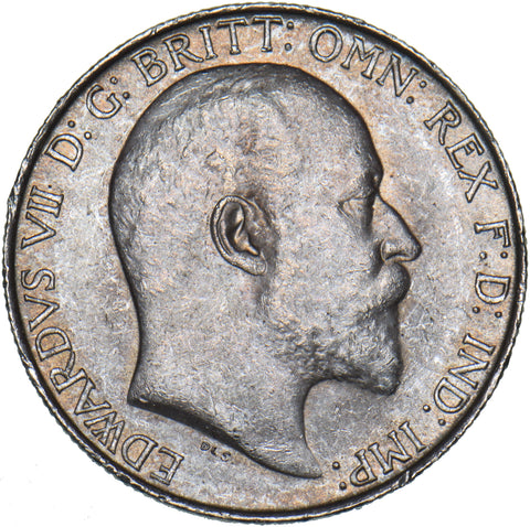 1905 Florin - Edward VII British Silver Coin - Very Nice