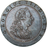 1797 Penny - George III British Copper Coin - Nice