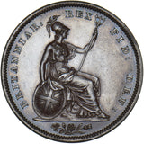 1826 Bronzed Proof Penny - George IV British Copper Coin - Superb
