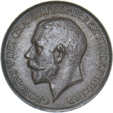 1911 Halfpenny - George V British Bronze Coin - Very Nice