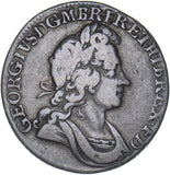 1723 SSC Shilling (2nd Bust) - George I British Silver Coin - Nice