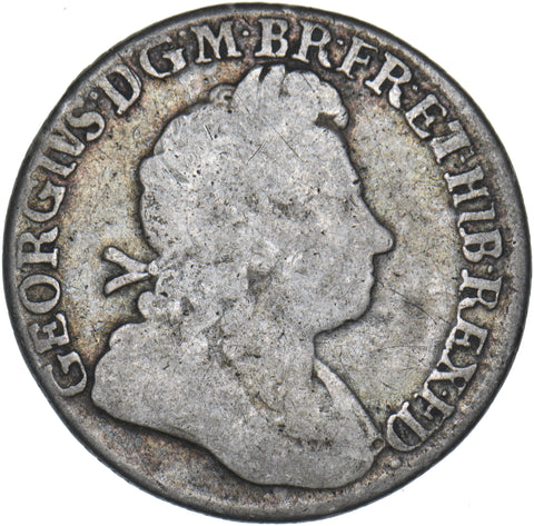 1723 Shilling - George I British Silver Coin